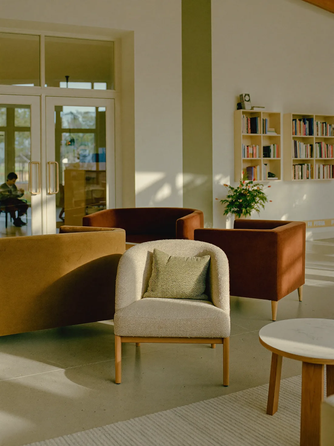 The welcoming entrance and common room of My Choice Adult Day Center in Kingston, Pennsylvania